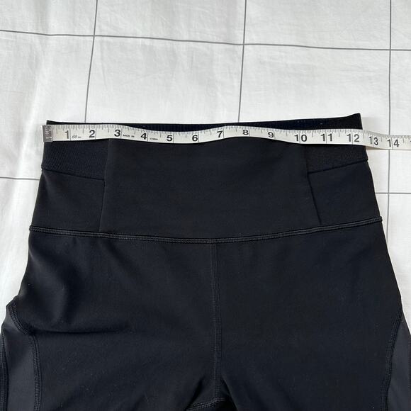 Athleta Leggings Womens Small Black Aura Heel Tight Ankle Yoga Athletic Workout - Picture 6 of 9